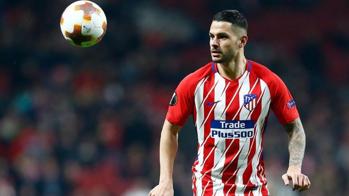 Vitolo, jugador del Atlético de Madrid