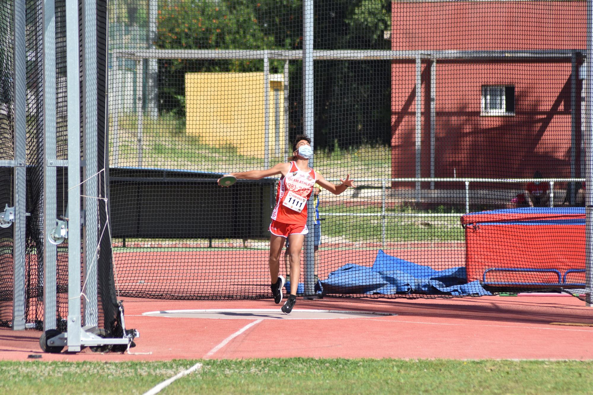 Control de atletismo en Alhama