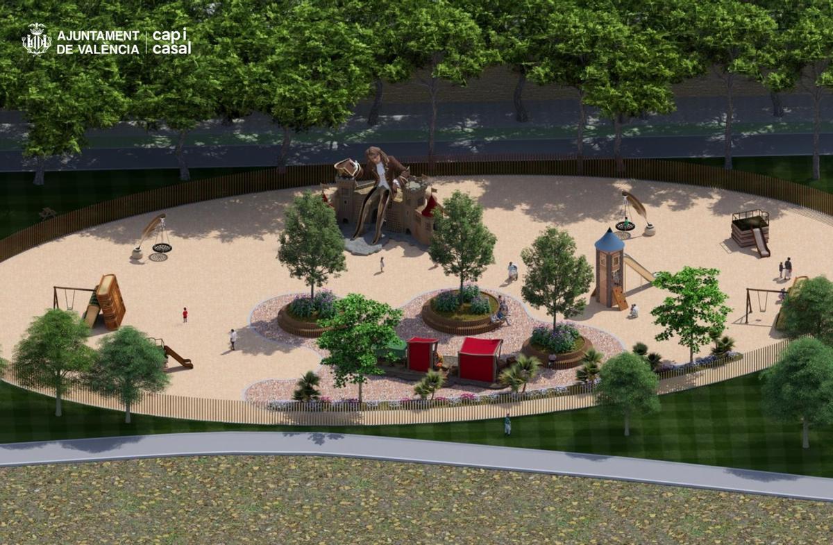 El futuro Gulliver II situado en el viejo cauce