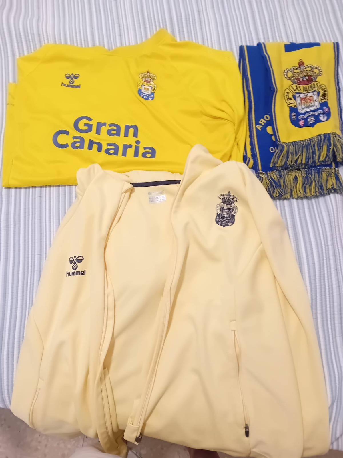 La maleta de Rolando Suárez.