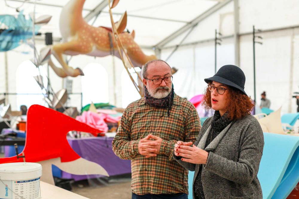 Las carrozas de la Cabalgata de Reyes "ya están a punto"