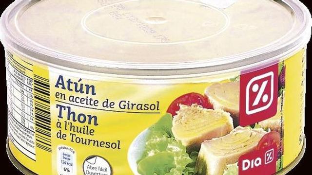 Retiran un lote de atún de DIA envasado por Frinsa tras hallar toxina botulínica en una lata