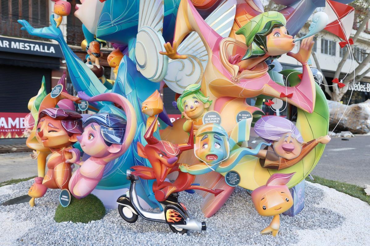 Una falla con Alma: el monumento con el que Exposición-Micer Mascó quiere alcanzar la gloria en Infantil