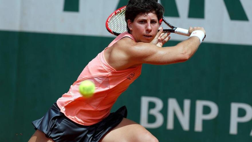 Carla Suárez entra en la semana grande de Roland Garros