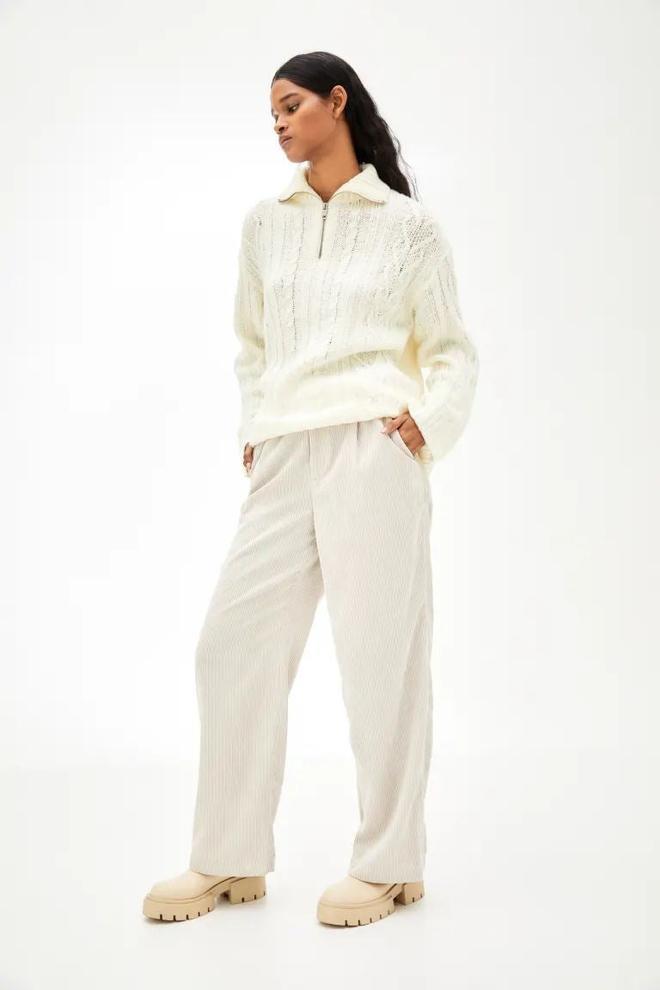 Jersey media cremallera de H&M
