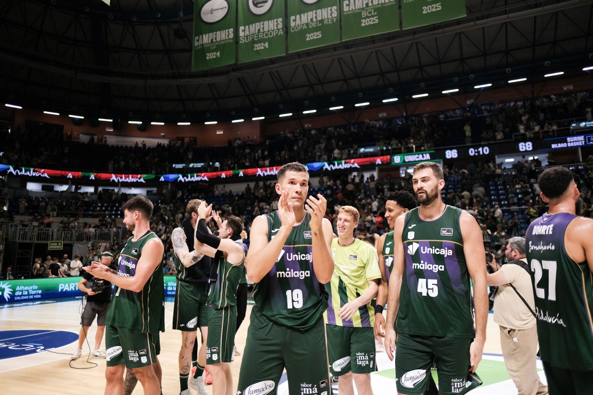 Unicaja - Surne Bilbao Basket, en imágenes
