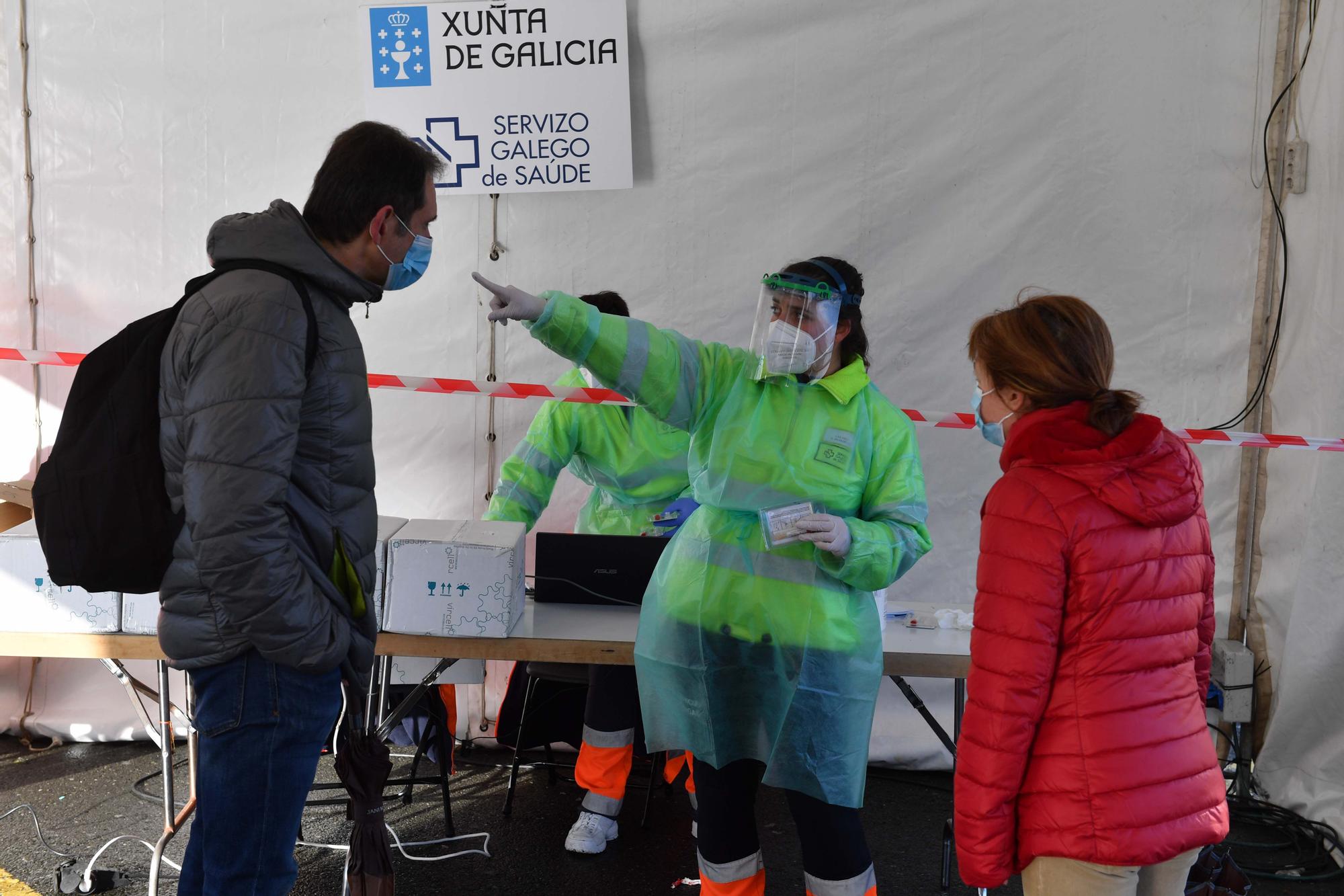 Arranca en A Coruña el nuevo cribado en busca de positivos en COVID