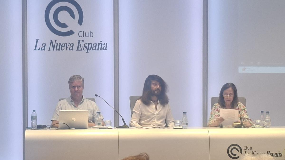 Por la izquierda, José Ignacio Suárez, Guillermo Martínez y Begoña García-Tamargo.