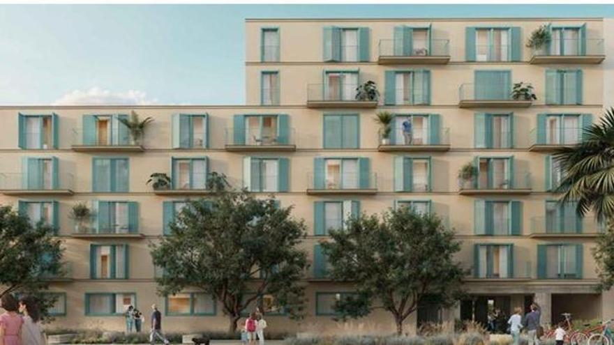 Palma autoriza la construcción de 87 alquileres de precio limitado en Camp Redó