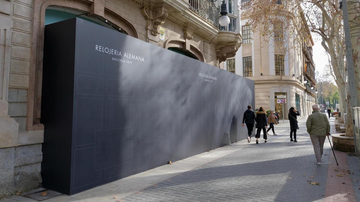 La Relojería Alemana abrirá en junio su segunda tienda en el Paseo del Born de Palma