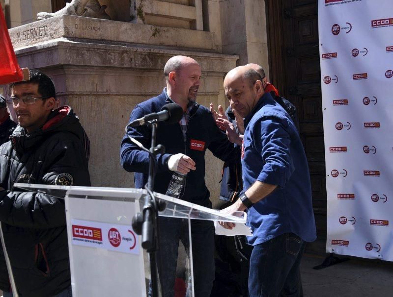 Fotod de la manifestación 1 de mayo- Día del trabajador