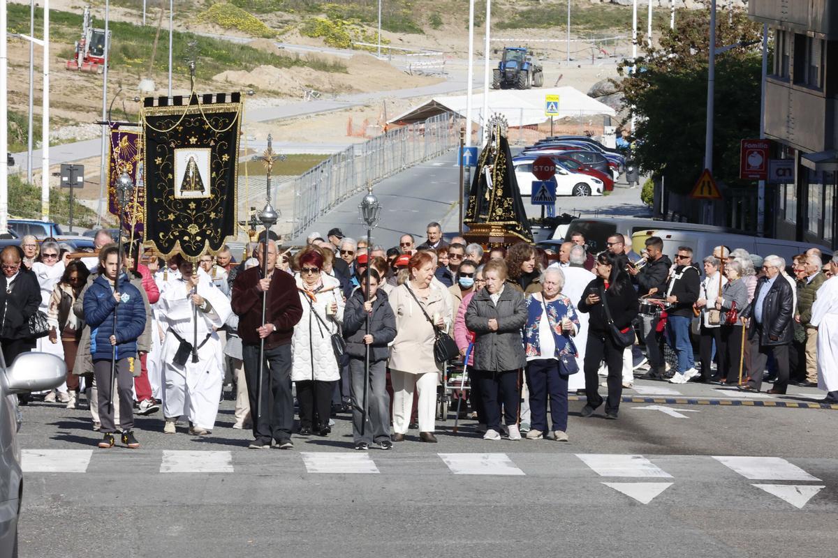 Primera procesión de la parroquia de San Francisco en O Ventorrillo