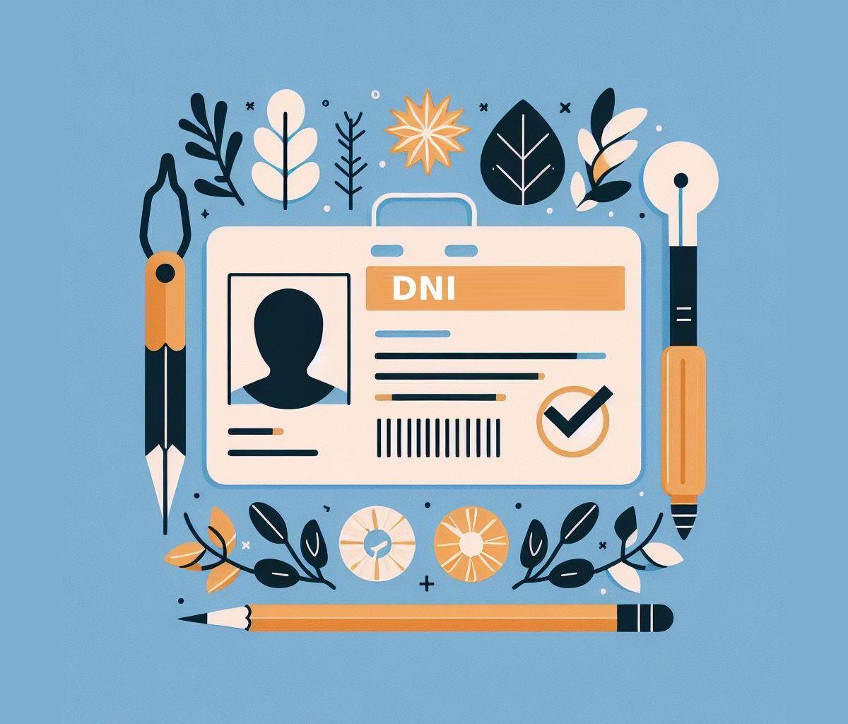 Ilustración de DNI.