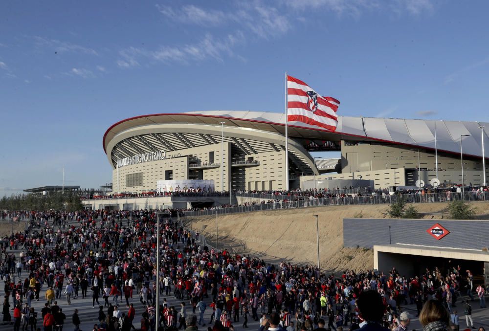 El Rey Felipe VI preside el estreno del Wanda Metropolitano