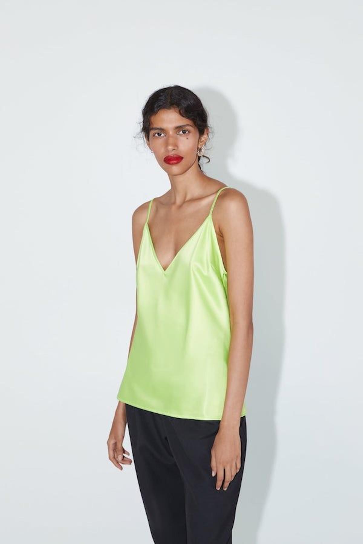  OTHER STORIES Scalloped Silk Tank Top