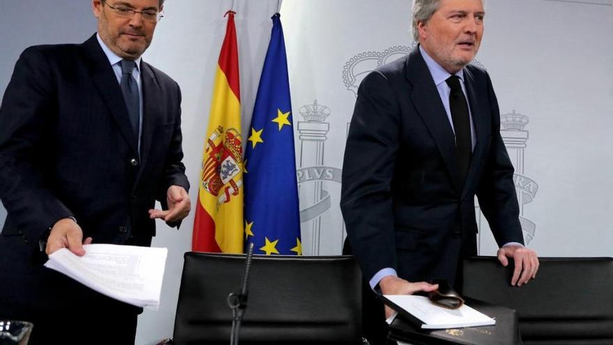 Catalá apunta que en Francia y Alemania la rebelión se castiga con prisión permanente revisable