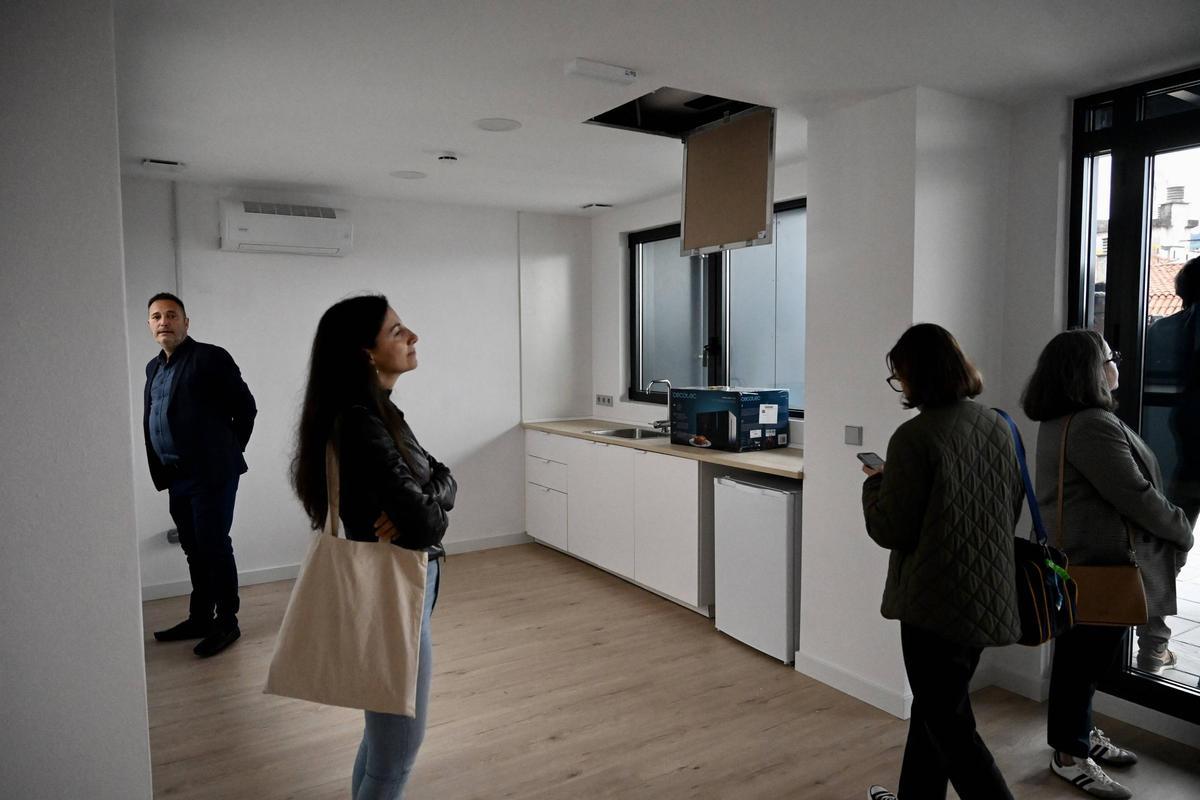 El edificio dispone de espacios habilitados a modo de residencia