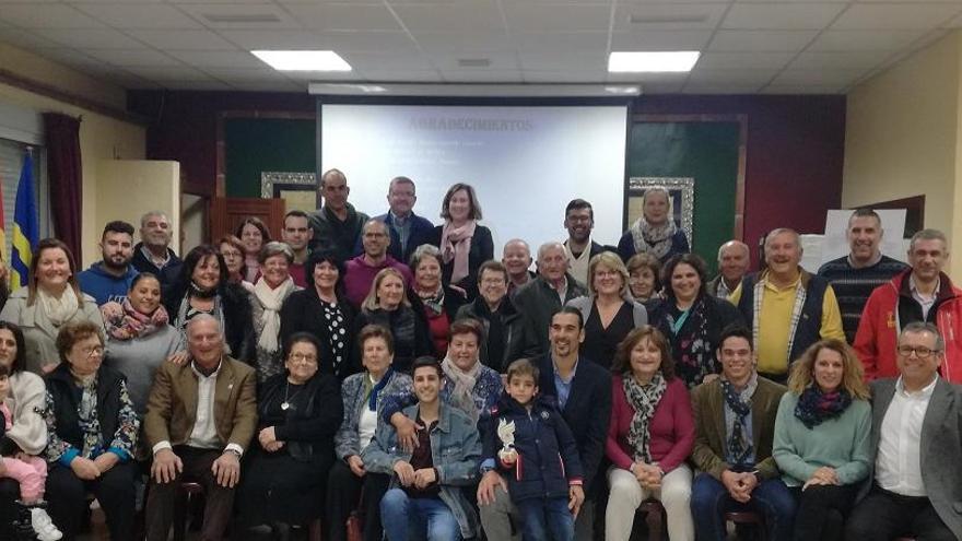 Algunos de los asistentes, el pasado día 15 a la charla &#039;Los Garrido: anales de una familia&#039;, impartida por Francisco Garrido en Zapata.