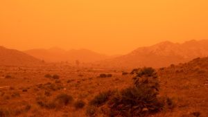 Episodio extremo de calima en Cabo de Gata (Almería)