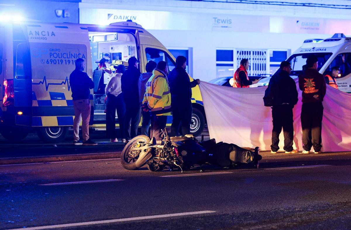 Accidente mortal de moto en avenida Sant Joan de Ibiza