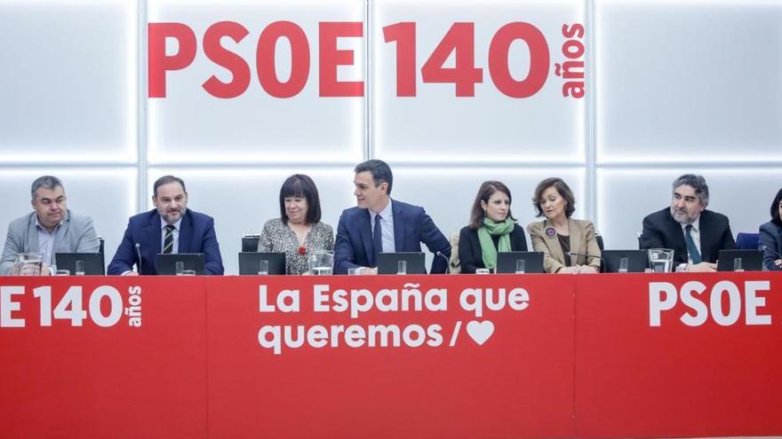 Imagen de archivo de la reunión de la Ejecutiva Federal del PSOE.