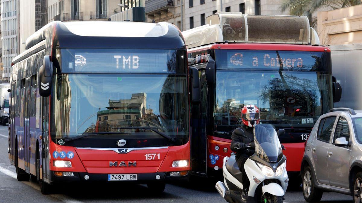 Autobús de Transports Metropolitans de Barcelona (TMB).