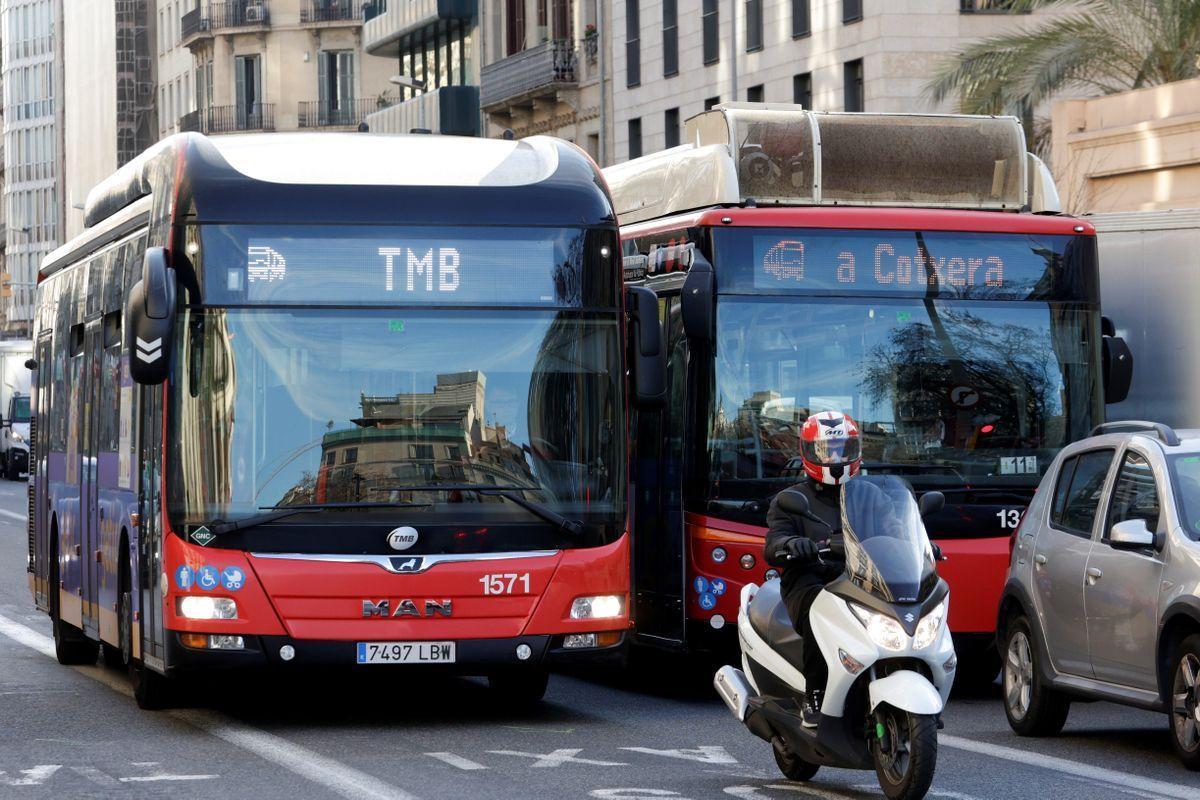 Autobús de Transports Metropolitans de Barcelona (TMB).