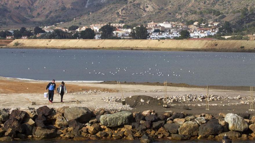 La Bahía de Portmán, en una imagen de diciembre del año pasado.