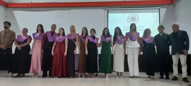 Acto de graduación de estudiantes de Psicología de la UNED de Gran Canaria
