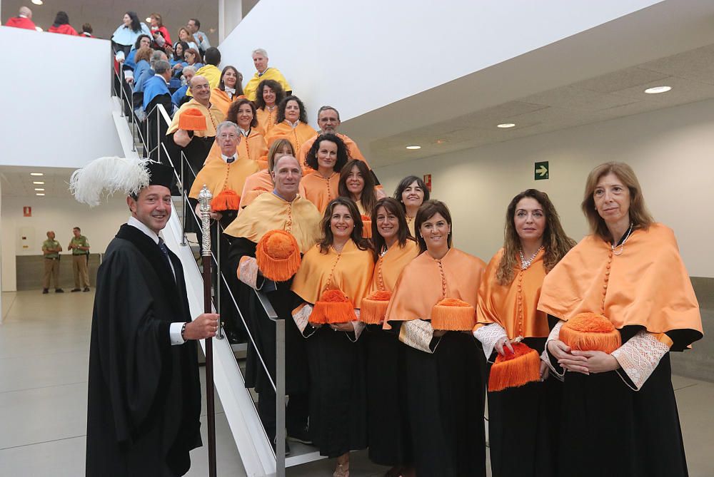 El rector de la Universidad de Málaga (UMA), José Ángel Narváez, defiende el valor de la universidad pública en la apertura del curso académico.