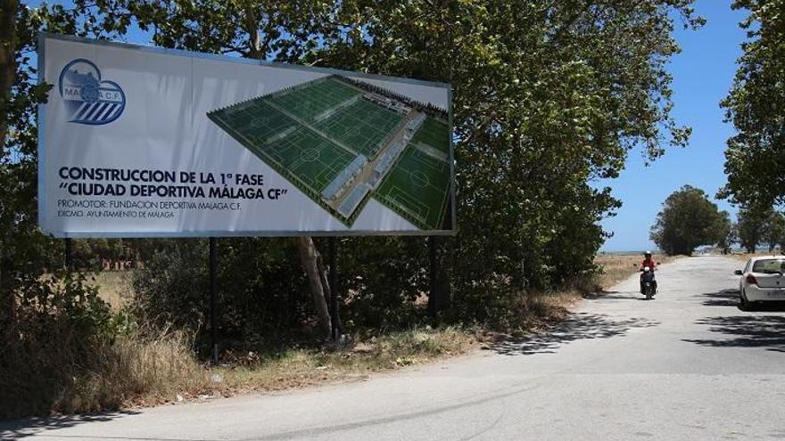 Obras de la Academia del Málaga CF en Arraijanal.