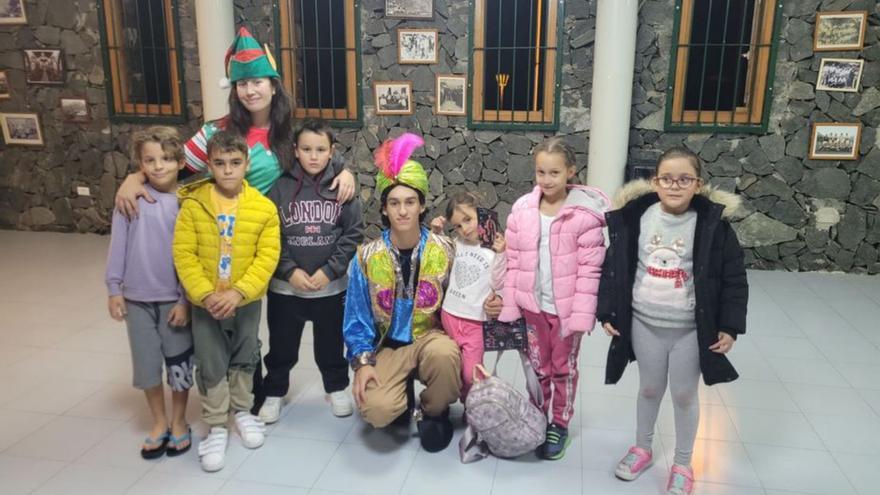 El Paje de los Reyes Magos visitó el sábado Taganana.