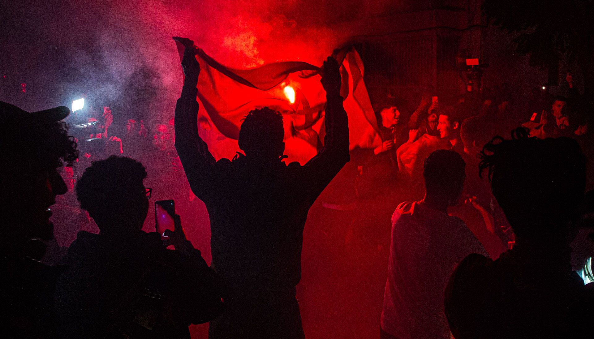 Las imágenes de la celebración en las calles de Alicante tras la victoria de Marruecos