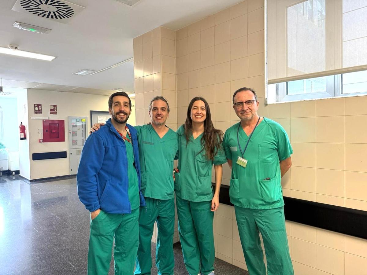 Profesionales del Hospital de Elda.