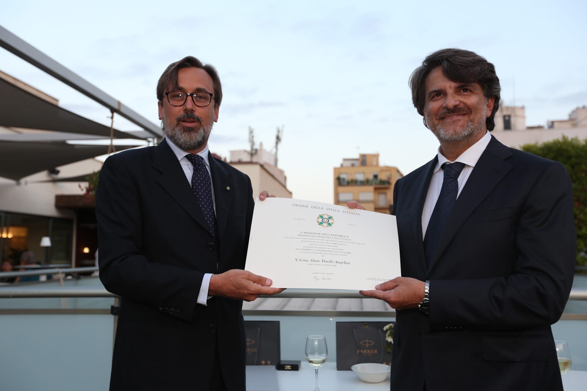 Reconocimiento al cónsul de Italia en Alicante