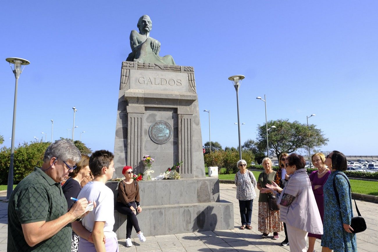 Ofrenda Floral por el 103 aniversario del fallecimiento de Benito Pérez Galdós