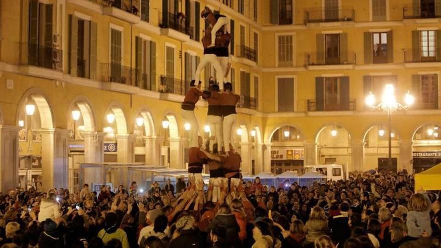 Auch die Turmbauer zeigten am Dienstag (19.1.) in Palma ihr Können.