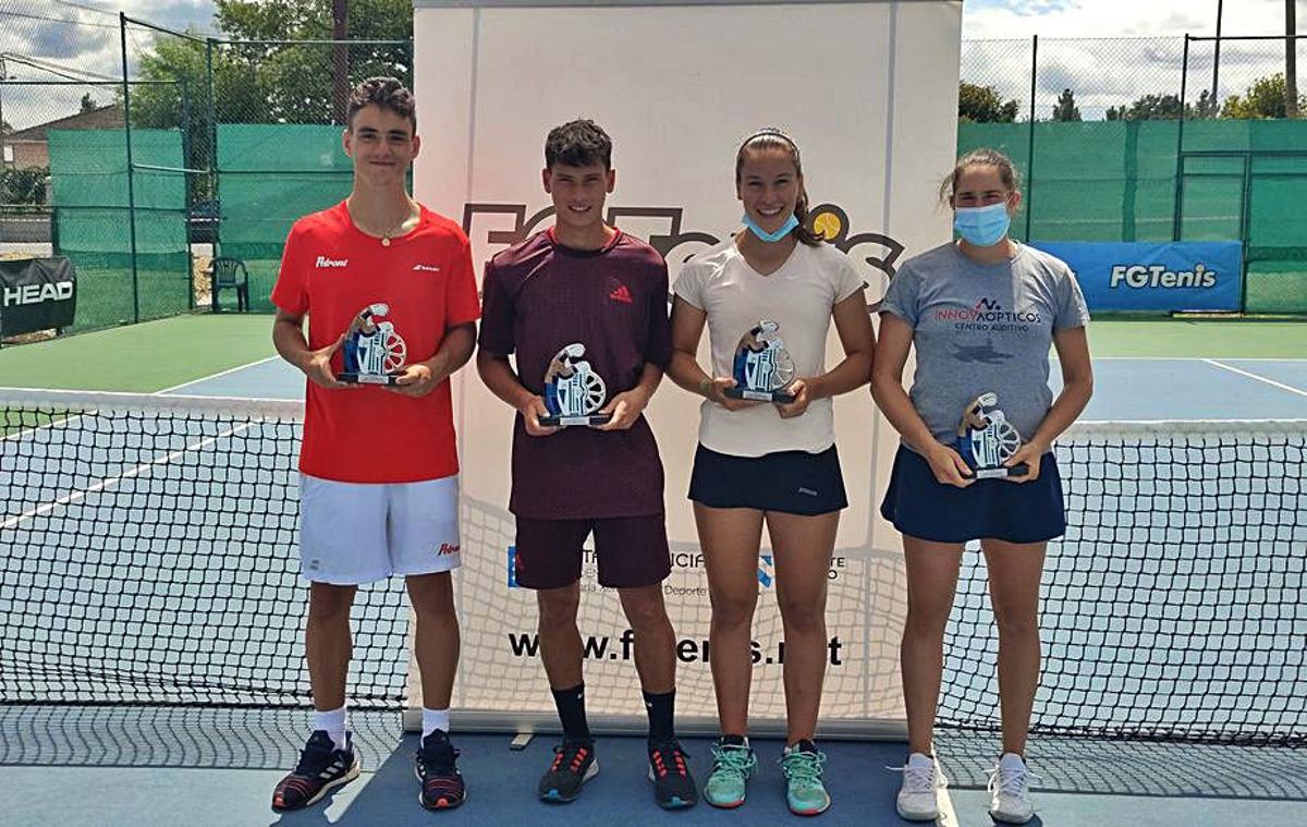 Cao y Cerviño, campeones gallegos de tenis