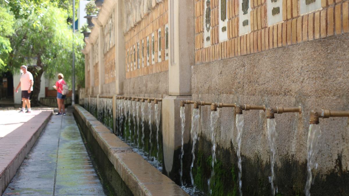 La fuente de los 50 caños, un emblema de Segorbe.