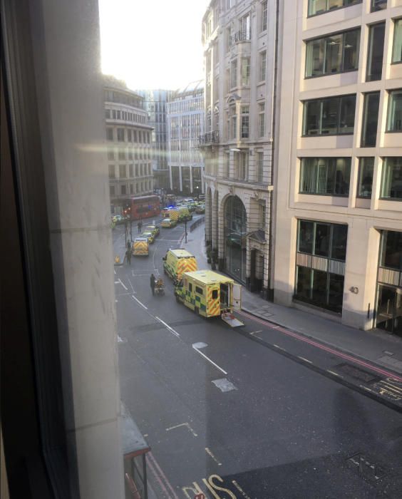 Atentado terrorista en el puente de Londres