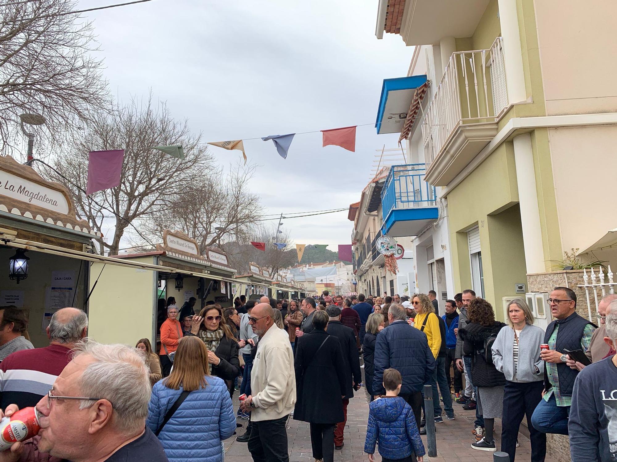 Así ha sido el 'porrat' de Sant Antoni en Beniopa