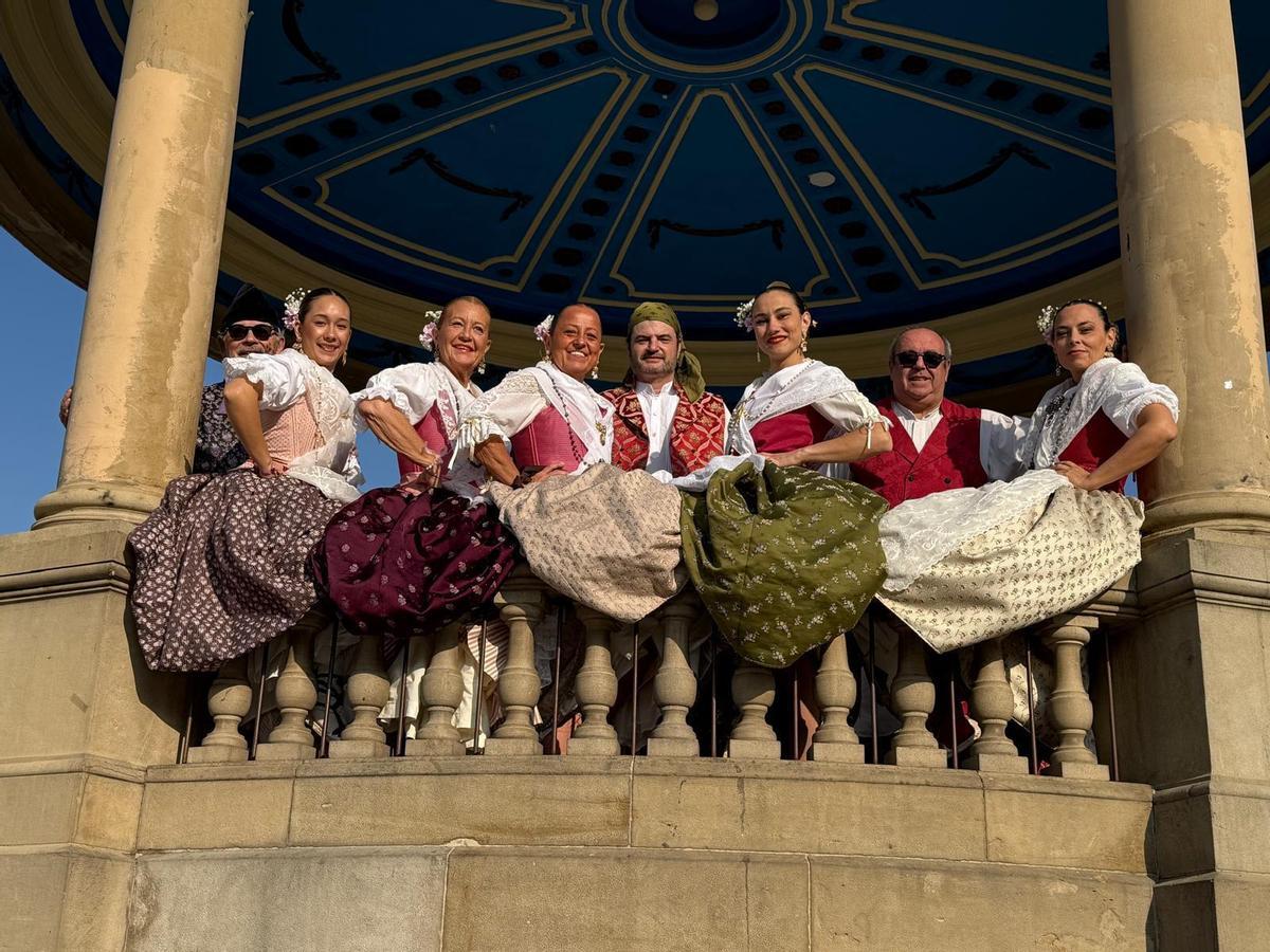 El Grupo de Baile FERROVIARIA, presente en la ceremonia de inauguración.