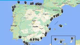 ¿Cuáles son las 48 'banderas negras' a las peores playas españolas?