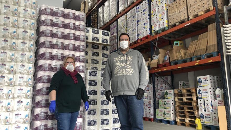 La distribuidora Almacenes Serranía, en el polígono San Luis.