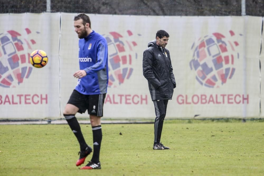 Entrenamiento del Real Oviedo.