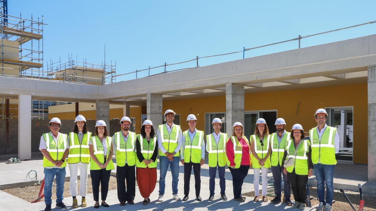 Las autoridades han visitado este  jueves el equipamiento en construcción.