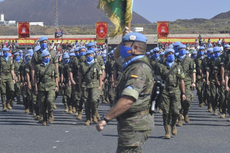 Despedida a militares que parten a Beirut en misión de Paz