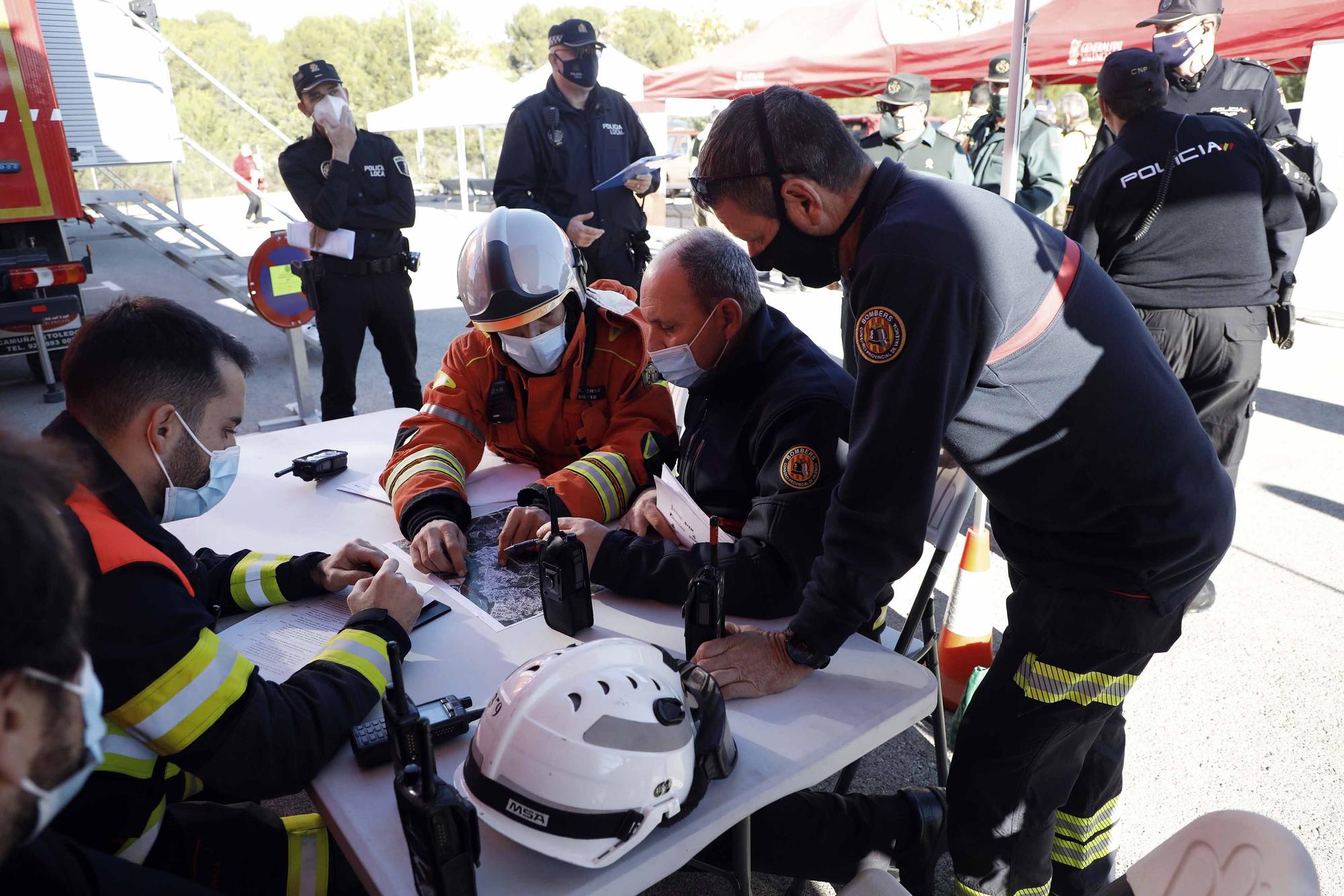 Simulacro planta potabilizadora de Manises