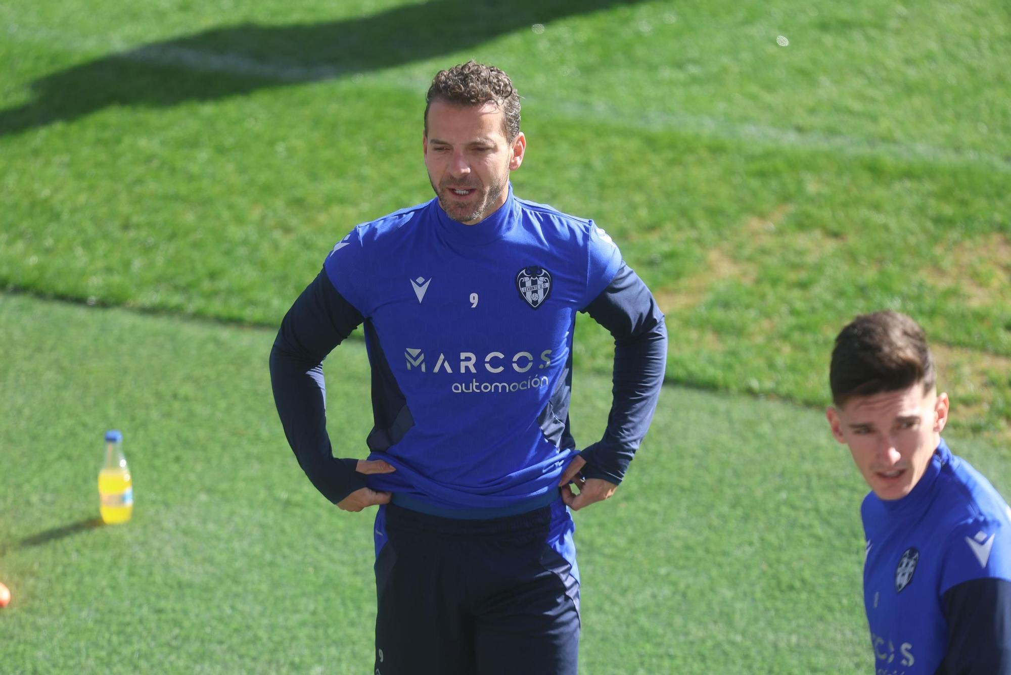 Sesión de entrenamiento del Levante UD previo al partido frente al CD Lugo