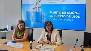 El Puerto de Gijón busca captar más tráficos en León con la nueva conexión ferroviaria de contenedores